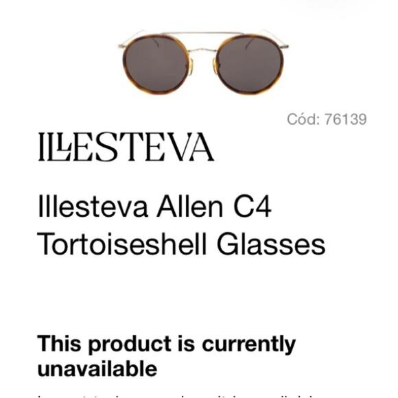 ILLESTEVA Allen C4 Round Aviator Sunglasses UV Protection - Picture 16 of 16